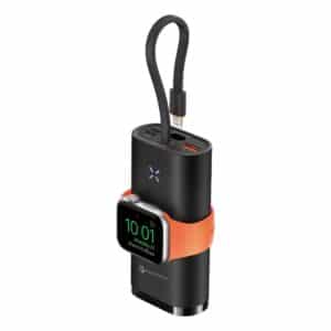 Powerbank Forcell F-Energy F10K4 PD QC3.0 3A 22,5W 10.000 mAh kompatibel mit Apple Watch schwarz – Bild 3
