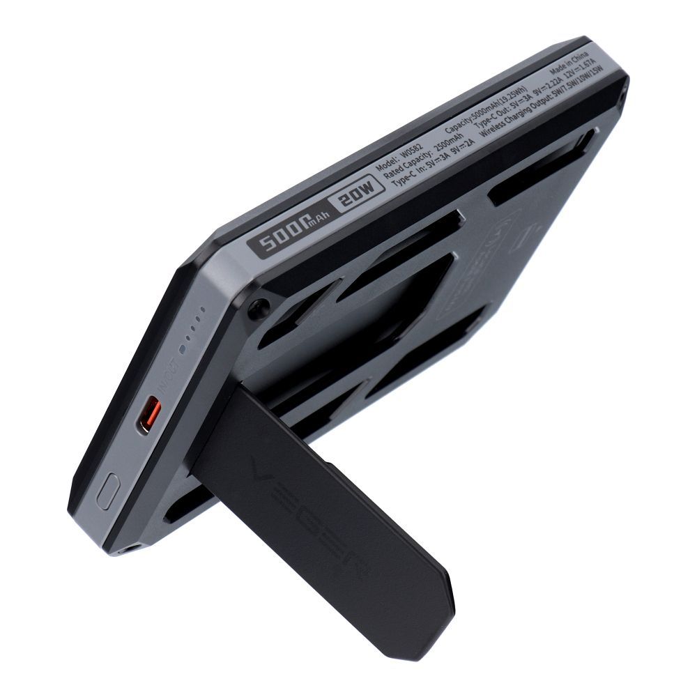 VEGER Powerbank 5000 mAh MFi PD 20W mit Wallet Tracker W0582 Schwarz