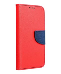 Fancy Book Holster für iPhone 17 Pro Rot / Navy Blau