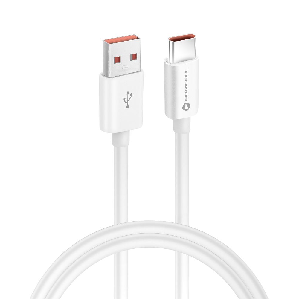 FORCELL F-ENERGY C336 USB-A-zu-Typ-C QC4.0 3A 60W Kabel 1 m Weiß – Bild 3