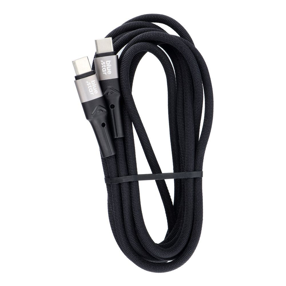 Blue Star geflochtenes USB-C-auf-USB-C-Kabel 3A 60W, 2 m – Bild 3