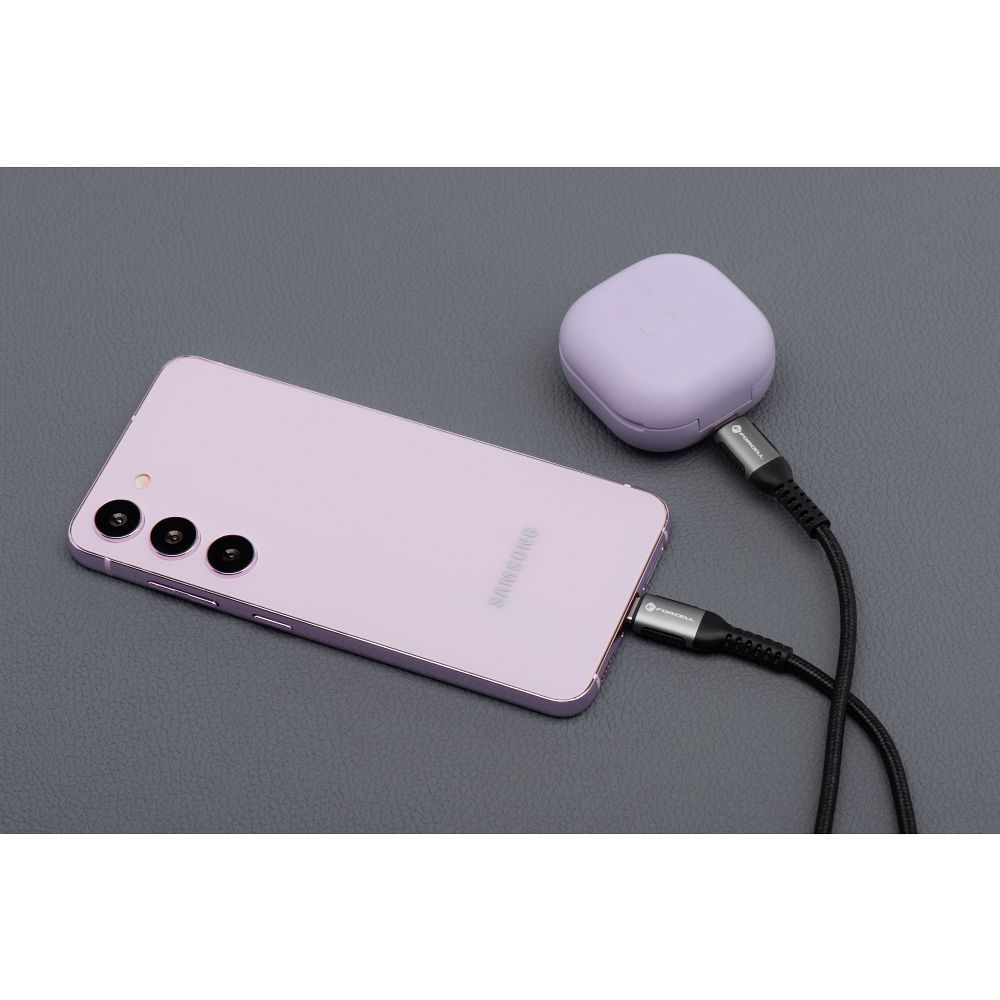 FORCELL F-ENERGY C260 Kabel Typ C auf Typ C QC4.0 PD 5A 100W Cafule 0,5 m schwarz – Bild 4