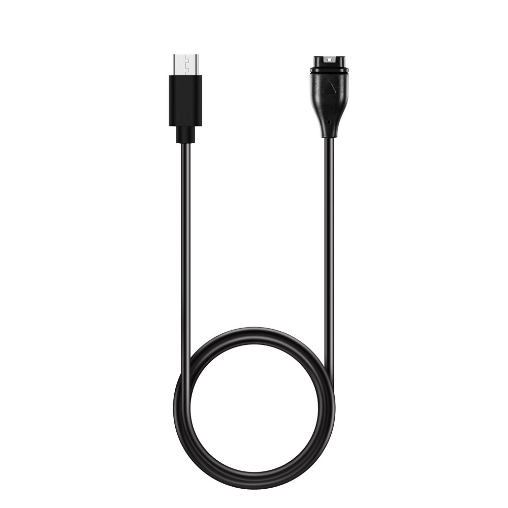 Typ-C-Kabel zum Laden von GARMIN FENIX 7, 6, 6X, 6S, 5, 5X, 5S, 5 Plus, Vivoactive 3 Smartwatch etc. HD24 1m, schwarz