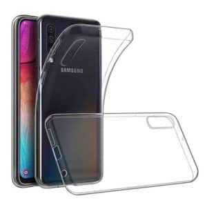 BACK CASE Ultra Slim 0,5 mm für SAMSUNG Galaxy A70 / A70s Transparent