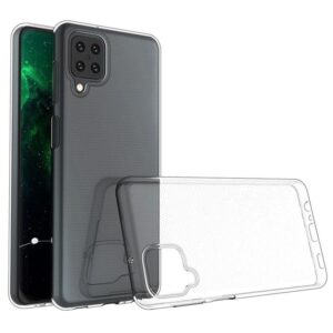 BACK CASE Ultra Slim 0,5 mm für SAMSUNG Galaxy A22 LTE (4G) Transparent