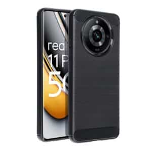 CARBON Hülle für REALME 11 in Schwarz