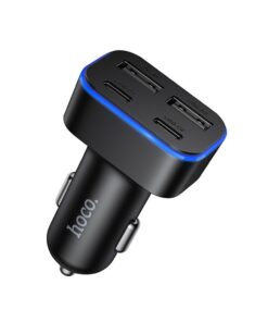 Auto-Ladegerät Hoco 2x USB A + 2x USB C PD QC3.0 42W Z63 schwarz