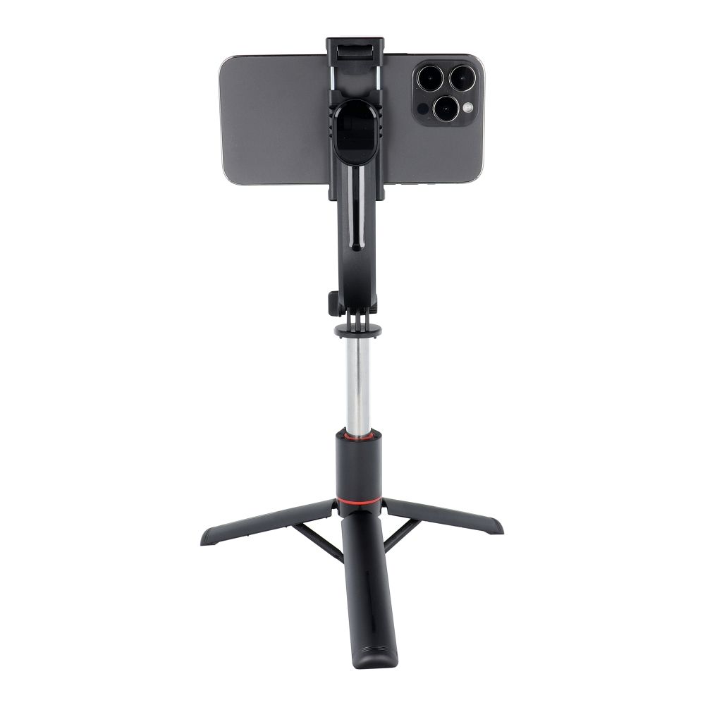 Universelle Halterung TRIPOD für Handy und Kamera (Selfie-Set) mit Bluetooth-Fernbedienung SSTR-13 Schwarz – Bild 3