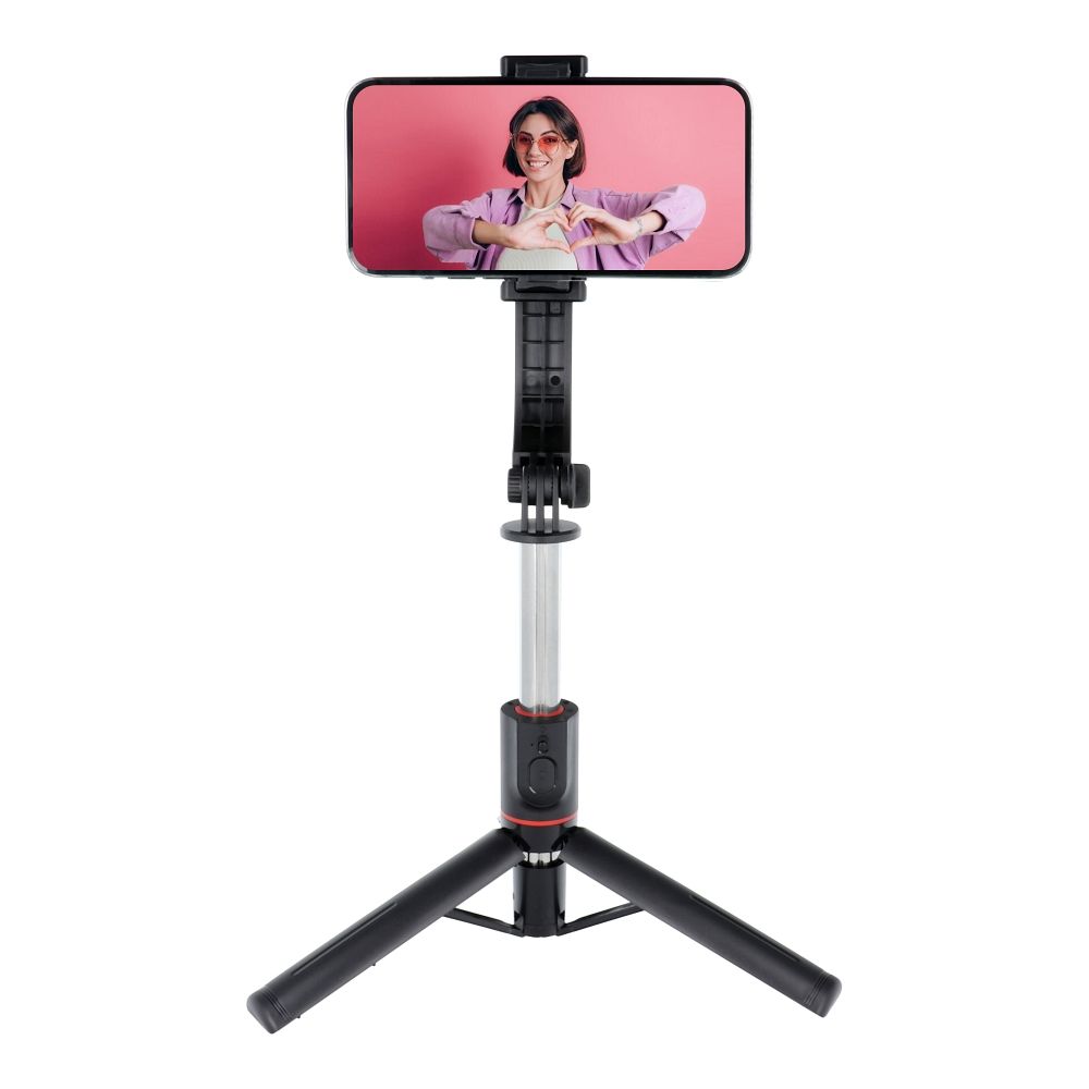 Universelle Halterung TRIPOD für Handy und Kamera (Selfie-Set) mit Bluetooth-Fernbedienung SSTR-13 Schwarz – Bild 14