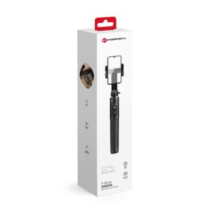 FORCELL F-GRIP S150XL Selfie-Stick-Stativ mit Bluetooth-Fernbedienung