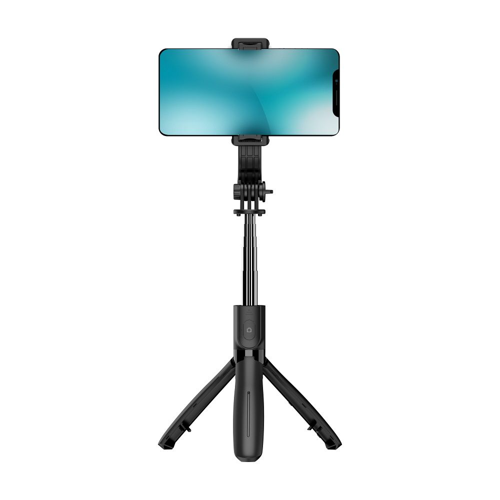 BLUE STAR Selfie-Stick mit kabelloser Fernbedienung und Stativ L21 schwarz – Bild 11