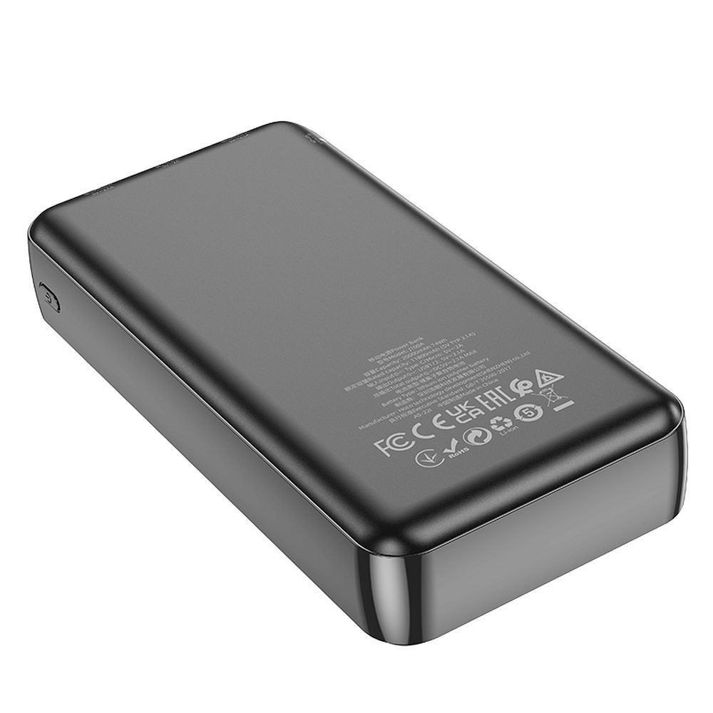 Powerbank Hoco 20000 mAh 2,1A J100A Schwarz – Bild 6