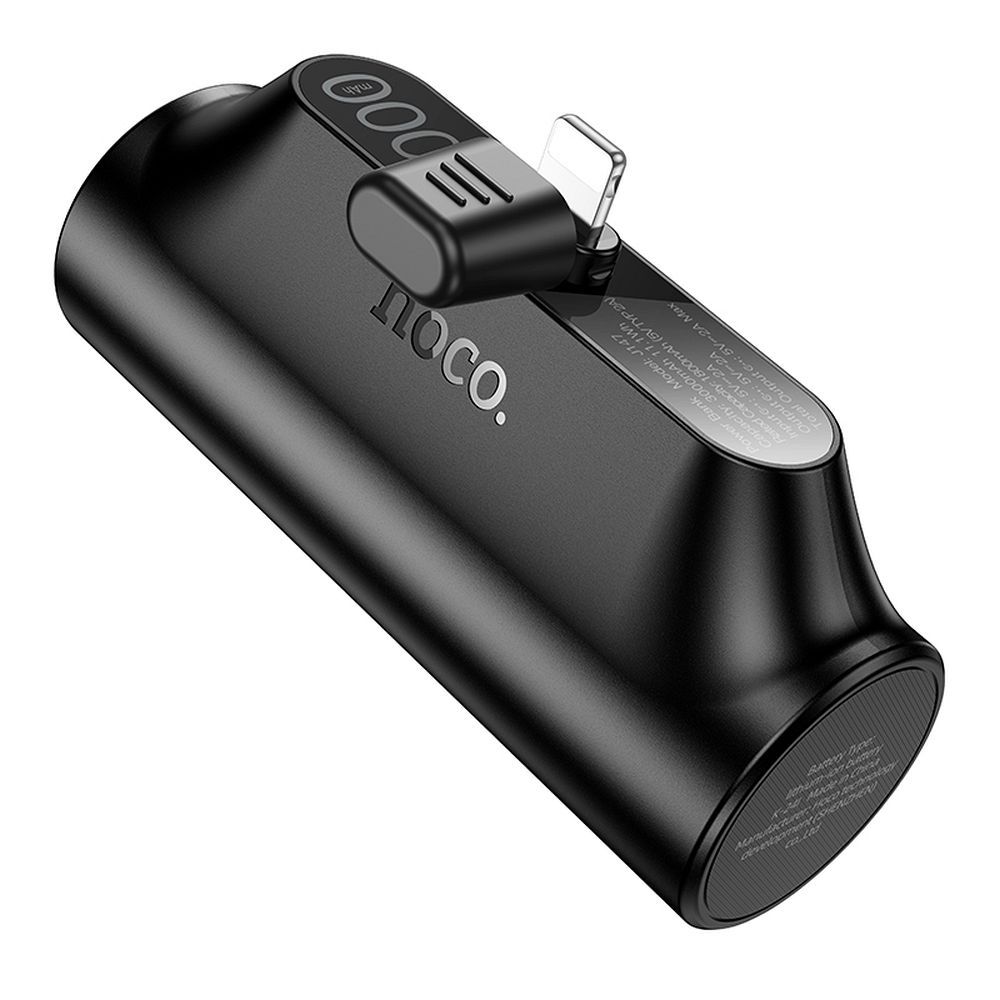 Powerbank Hoco 3000 mAh mit integriertem Lightning-Anschluss J147 schwarz