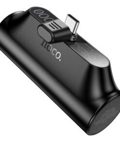Hoco Powerbank 3000 mAh mit integriertem USB-C-Anschluss J147 schwarz