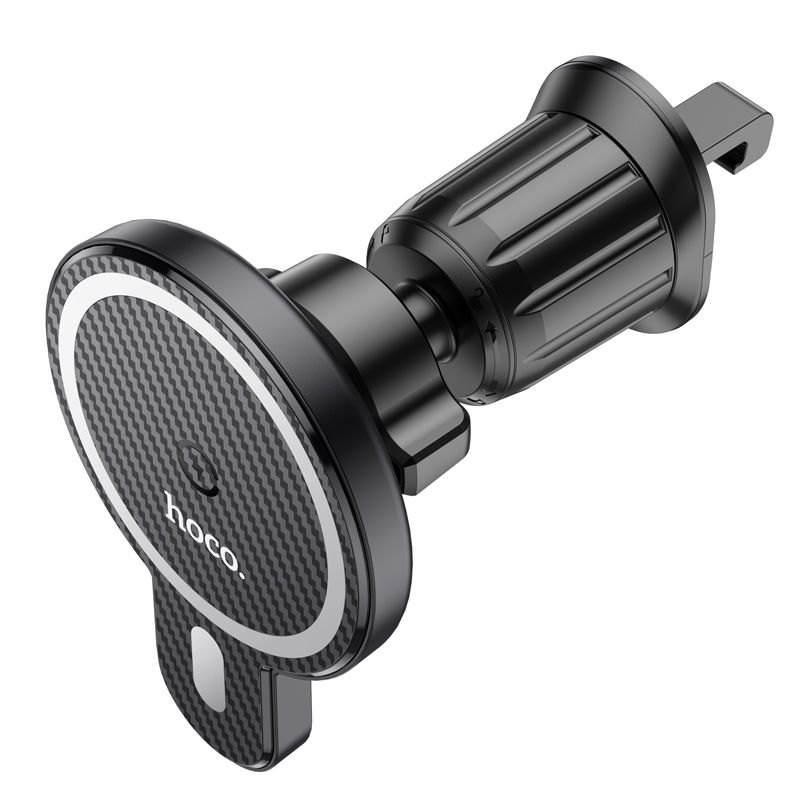 HOCO Autohalter mit kabelloser Induktionsladung für iPhone 12 MagSafe 15W CA85 Schwarz – Bild 3