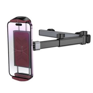 HOCO Teleskop-Autohalterung für Kopfstütze (4,5" – 13") H69 schwarz-rot