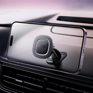 HOCO magnetische Handyhalterung für Mittelkonsole H73 Schwarz Metallgrau – Bild 5