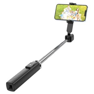 HOCO Selfie-Stick mit Tripod-Funktion und kabelloser Fernbedienung fourpod K18 schwarz