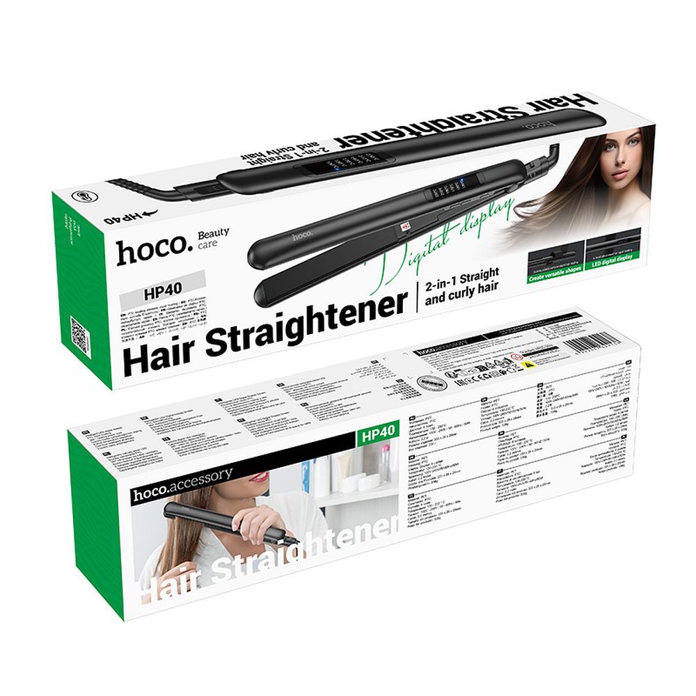 HOCO Haarglätter HP40 Schwarz – Bild 6