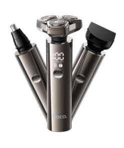 Rasier-Set 3in1 Hoco HP36 Metall Grau