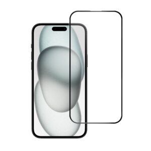 Panzerglas Blue Star 5D – APP IPHO 15 Plus/16 Plus (vollflächig klebend) schwarz – Bild 2