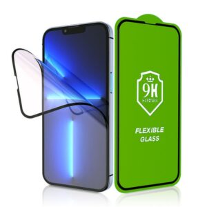 Bestsuit Flexibles Gehärtetes 5D-Vollschutzglas für Samsung Galaxy S25 Ultra, Schwarz