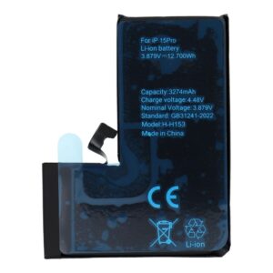 POLYMER BOX Akku für iPhone 15 Pro 3274 mAh