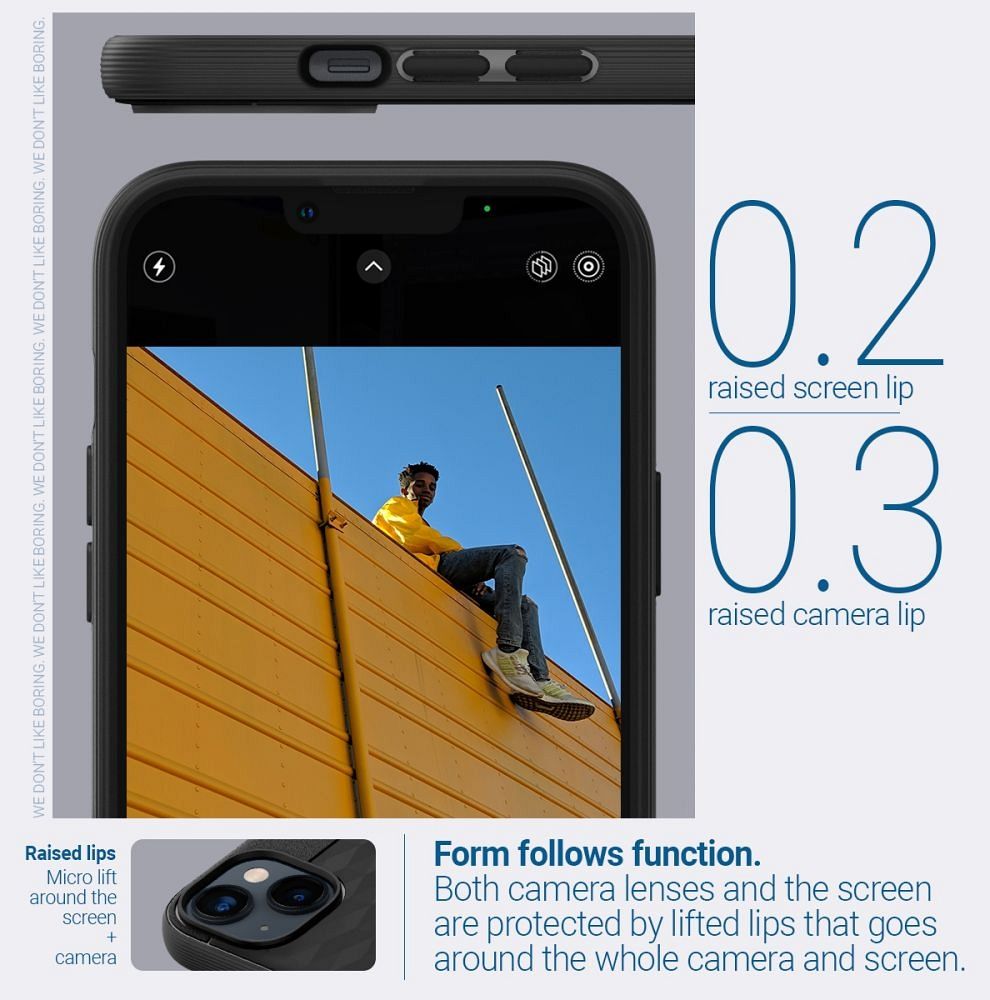 Caseology Parallax Mag Handyhülle für iPhone 14 Plus in Mattschwarz – Bild 13