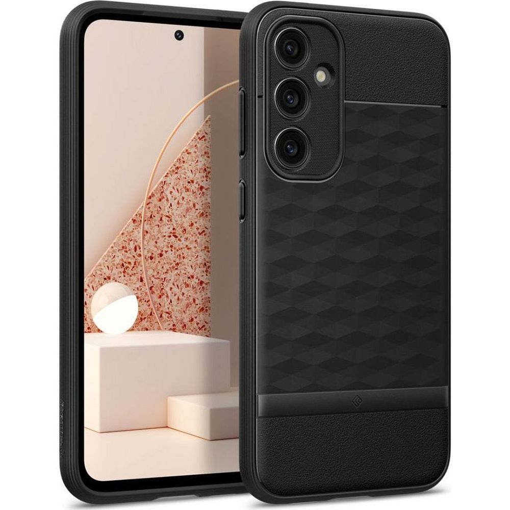 Caseology Parallax Handyhülle für SAMSUNG S23 FE in Mattschwarz