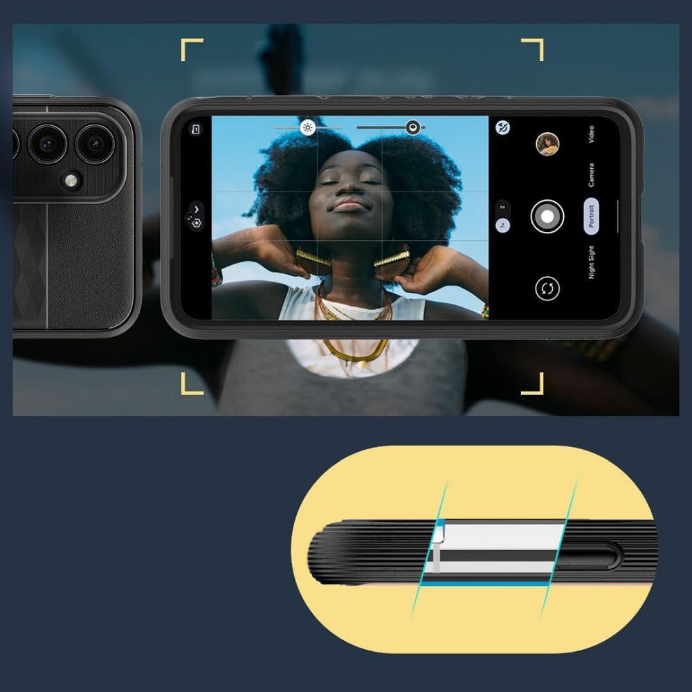 Caseology Parallax Handyhülle für SAMSUNG S23 FE in Mattschwarz – Bild 14