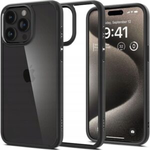SPIGEN Hülle ULTRA HYBRID für IPHONE 16 Pro matt schwarz