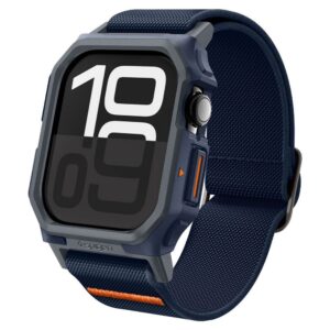 SPIGEN Lite Fit „Pro“ Hülle für Apple Watch 10 (46 mm) Navy Blau