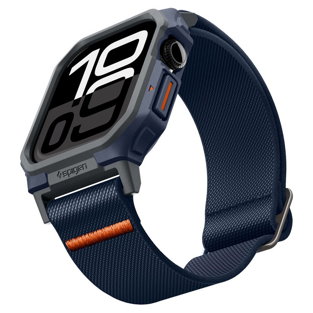 SPIGEN Lite Fit „Pro“ Hülle für Apple Watch 10 (46 mm) Navy Blau – Bild 4