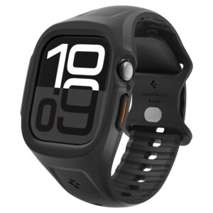 SPIGEN Hülle LIQUID AIR PRO für APPLE Watch 10 (46 mm) in mattem Schwarz