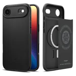SPIGEN THIN FIT MAG Hülle kompatibel mit MagSafe für iPhone 17 Air in Schwarz
