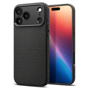 SPIGEN Hülle LIQUID AIR für iPhone 17 Pro matt schwarz
