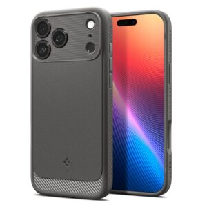 SPIGEN Rugged Armor MAG kompatible Handyhülle für iPhone 17 Pro Grau