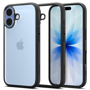 SPIGEN ULTRA HYBRID HÜLLE FÜR IPHONE 17 MATTSCHWARZ