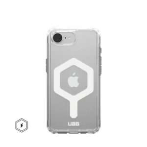 UAG Urban Armor Gear Hülle PLYO kompatibel mit MagSafe für iPhone 16e Eis/Weiß