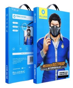 Mr. Monkey Gehärtetes 5D-Glas – Apple iPhone 16 Pro Max Schwarz (stark staubdicht)