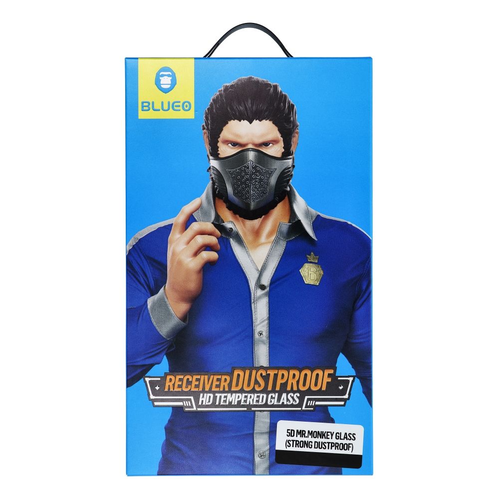 Mr. Monkey Gehärtetes 5D-Glas – Apple iPhone 17 Pro Schwarz (besonders staubdicht) – Bild 4