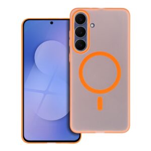 GO ORANGE Hülle kompatibel mit MagSafe für SAMSUNG A57 Cosmic Orange
