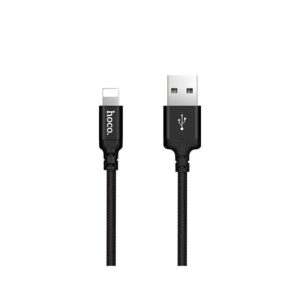 HOCO Speed-Kabel für iPhone Lightning 8-polig Datenübertragung (X14), 2 Meter, schwarz