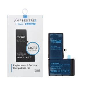 AmpSentrix Basic Batterie für iPhone X (hohe Kapazität)