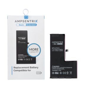 AmpSentrix Basic Batterie für iPhone XS (hohe Kapazität)