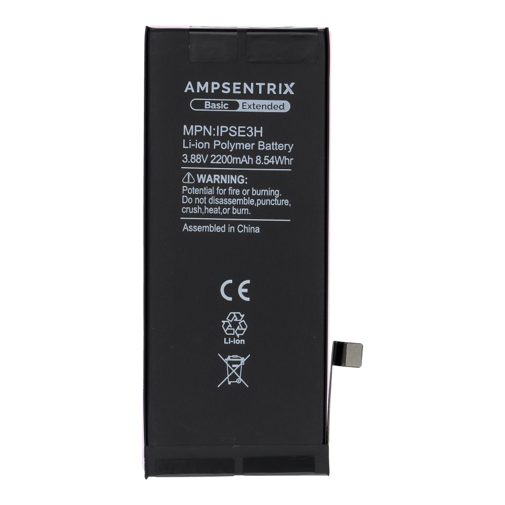 AmpSentrix Basic Akku für iPhone SE 2022 (hohe Kapazität) – Bild 3