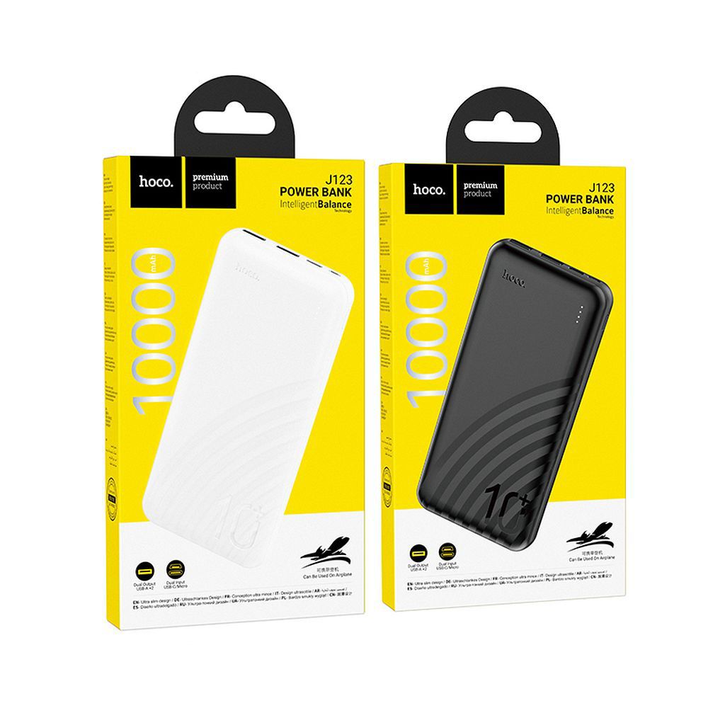 HOCO Powerbank 10000 mAh 2A J123 Schwarz – Bild 8
