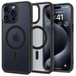 SPIGEN Ultra Hybrid MagSafe-kompatibles Case für iPhone 16 Pro, Frost Schwarz