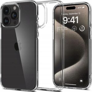 SPIGEN Hülle ULTRA HYBRID für iPhone 16 Pro, kristallklar