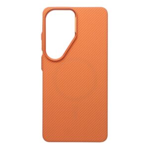 KEVLAR Hülle kompatibel mit MagSafe für SAMSUNG S26 ULTRA Cosmic Orange